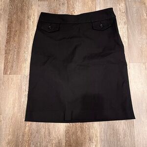 Banana Republic Factory Store Women’s Black Skirt Side Zip Size 2